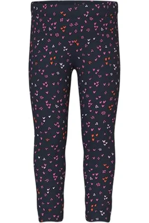 NAME IT Nmfdavina AOP SWE Bru legginsy dziewczęce, , 86