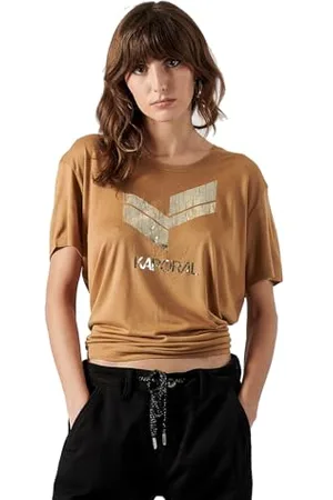 Kaporal 5 Al, koszulka frank, model, kobieta, , L; regularny krój, krótkie rękawy, okrągły dekolt, , L