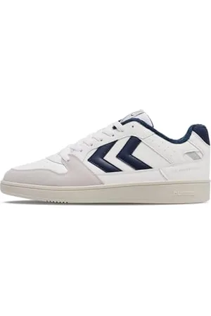 Hummel Unisex ST. Power Play PL Sneakers, White/Black IRIS, 37 EU, , 37 EU