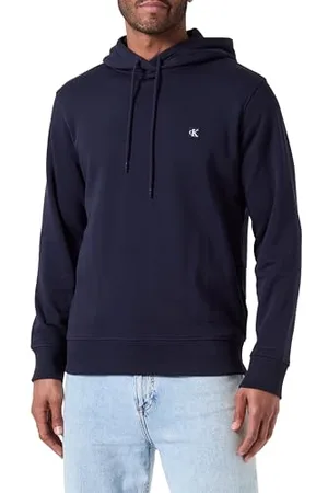Calvin Klein Jeans Męska haftowana bluza z kapturem, , XXS