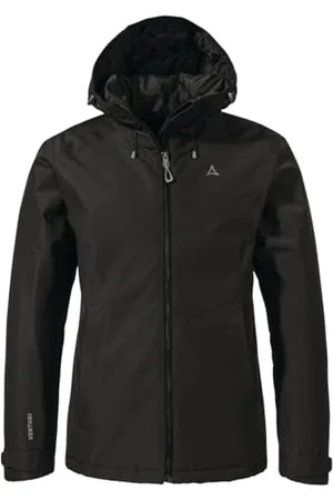 Schöffel Damska kurtka Ins Style Wildkar WMS, odporna na warunki atmosferyczne, ocieplająca kurtka outdoorowa z 2-kierunkowym stretchem, oddychająca, wodoodporna anorak z regulowanym kapturem