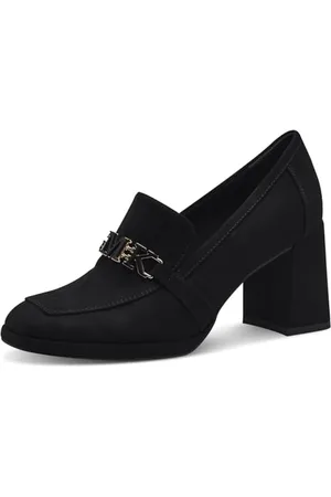 Marco Tozzi Damskie by GMK, Feel ME wkładka, miękka wyściółka wewnętrzna, 2-84402-42 pantofle, czarne, rozmiar 40 EU, , 40 EU
