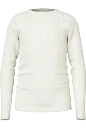 NAME IT Dziewczęca Nkfnakal Ls Short Top Noos koszulka z długim rękawem, , 122-128