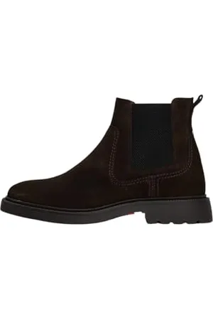 Tommy Hilfiger Męskie buty Hilfiger Comfort LWT Suede Chel (FM0FM05104) Low Boots, brązowe (Dark Coffee), 39 EU, , 40 EU