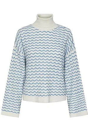 Pieces® Bestseller A/S Damski sweter Pcjoyce Ls Oversize Roll Neck Knit Bc, , M