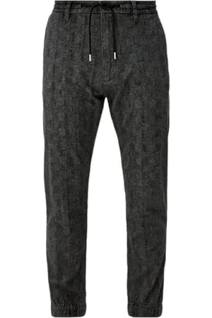 QS by s.Oliver Męskie spodnie 21748, Detroit Relaxed fit, szare, 36/34