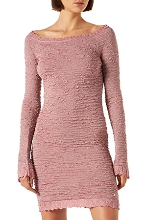 Roberto Cavalli Damska sukienka sukienka, 243 różowa, XL (DE)