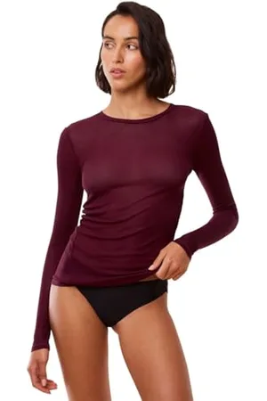 Triumph Beauty Layers Top LSL Crew Neck Woodrose, , XS