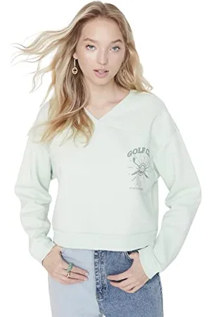 Trendyol Bluza - Niebieska - Regularna, , XS