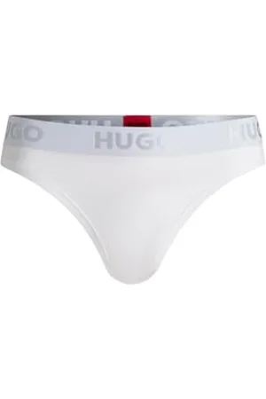 HUGO BOSS Damskie stringi z logo Thong Sporty, , XS