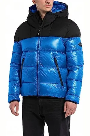Replay Męska kurtka zimowa comfort fit, , XL