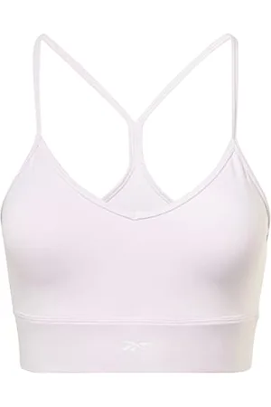 Reebok Damski biustonosz sportowy, pikselowy różowy, XL
