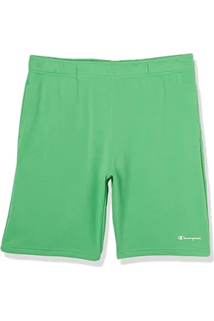 Champion Męskie Legacy Authentic Pants Powerblend Terry małe logo bermudy, jasnozielone, XXL