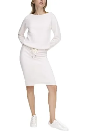 DKNY Sukienka damska Off The Shoulder Embellished Casual Dress, , L