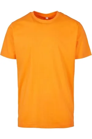 Build Your Brand Męski T-shirt z okrągłym dekoltem, basic, męski top z bawełny, z okrągłym dekoltem, dostępny w wielu kolorach, rozmiary XS-5XL, , 5XL