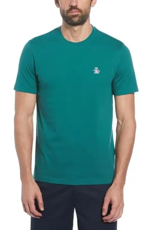 Original Penguin Koszulka męska, koszulka S/S Tipped Ringer TEET, 100% bawełna, krótki rękaw, , XL, , XL