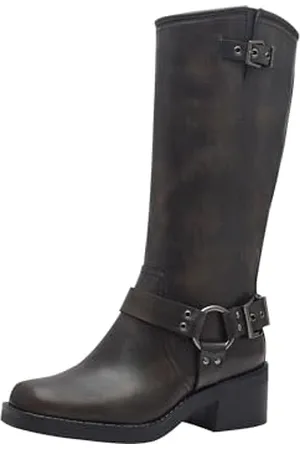 Tamaris Damskie kozaki 1-25399-43 do kolan, cygar, 38 EU, , 38 EU