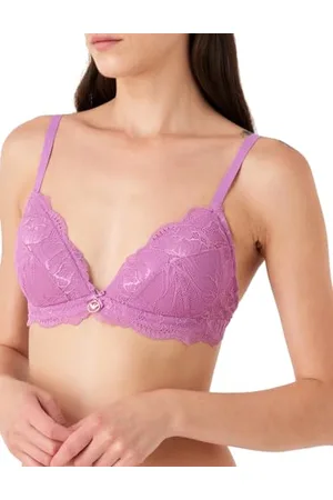 Emporio Armani Damski trójkątny biustonosz z koronką, , XS