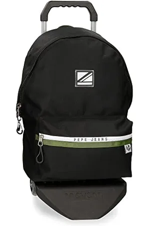 Pepe Jeans Luca wózek kabinowy, szary, 38 x 55 x 20 cm, twardy plastik, boczne zapięcie kombinowane, 34 l, 2,74 kg, 4 koła, , Plecak 44 + walizka na kółkach