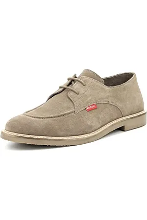 Kickers Totaly, Płaski Męski Oxford, Taupe, 44 EU, , 44 EU