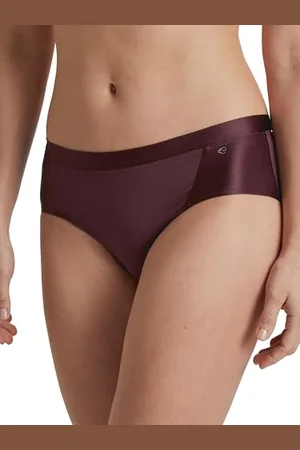 Calida Cate Panty, Low Cut damskie, z satynowymi zaślepkami, , 44-46