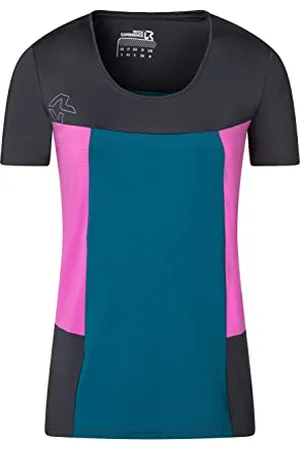 ROCK EXPERIENCE REWT01861 Drum SS Koszulka damska 1323 Ebony+0834 Super Pink+1484 Moroccan Blue S, 1323 Ebony+0834 Super Pink+1484 Moroccan Blue, S