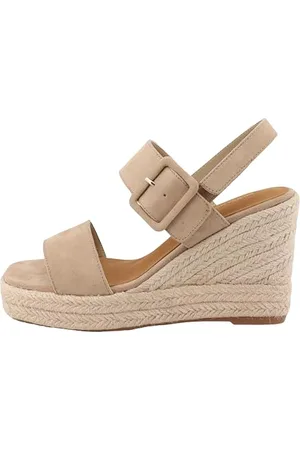 TOM TAILOR Damskie sandały klinowe 5390900019, piaskowe, 39 EU, , 39 eu