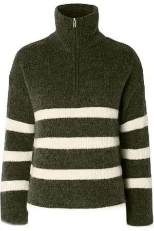 SELECTED SLFMALINE LS Knit Half Zip Noos, , XL