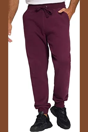 JP 1880 Męski sweter Jay-PI, elastyczny ściągacz, nowoczesny krój, spodnie do 8 XL, oberżyna, XXL, , XXL