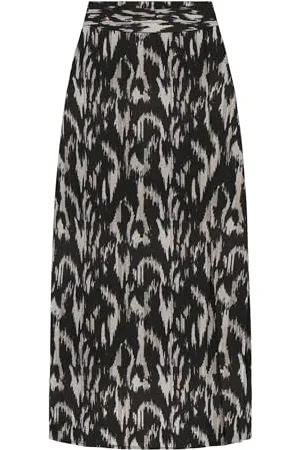ONLY Onlnova Life VIS Piper Slit Skirt AOP, , S