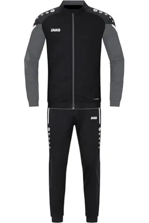 Jako Unisex dziecięcy dres treningowy poliester Performance, czarny/Antha Light, 152