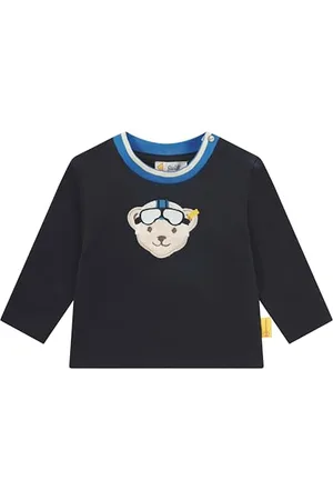 Steiff T-shirt chłopięcy z długim rękawem, Navy, 92