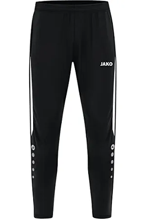Jako Unisex - spodnie dresowe dla dorosłych, Czarny/biały, M