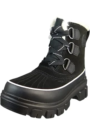 sorel Damskie wodoodporne buty Torino 5, czarne/płowe, rozmiar 39, Czarny płowy, 39.5 EU