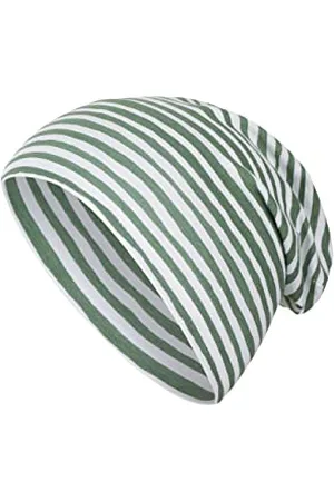 Sterntaler Czapka typu beanie unisex w paski, zielona, 51
