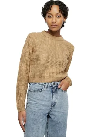 Urban classics Damska bluza z krótkimi goframi, , 3XL