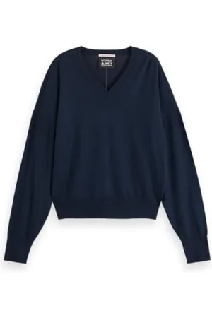 Scotch&Soda Damski sweter z dekoltem w serek, , XS
