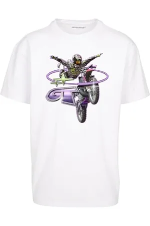 Mister Tee Unisex T-Shirt Moto GT Oversize Tee White S, , S
