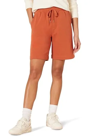 Amazon Damskie polarowe bermudy z wysokim stanem (dostępne w dużych rozmiarach), , XS