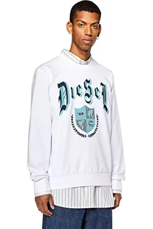 Diesel Męska bluza z okrągłym dekoltem, , S