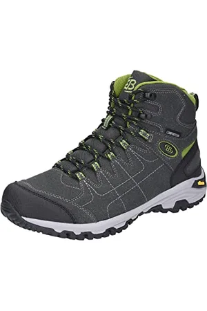 BRUTTING Unisex Mount Shasta High buty do biegania w terenie, antracyt/zielony, 48 EU, , 48 EU