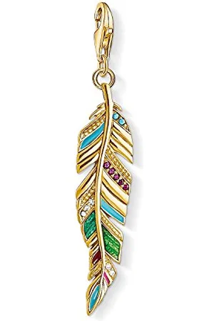 Thomas Sabo Damska zawieszka charms, pióra, srebro wysokiej próby 925, Srebro szterlingowe