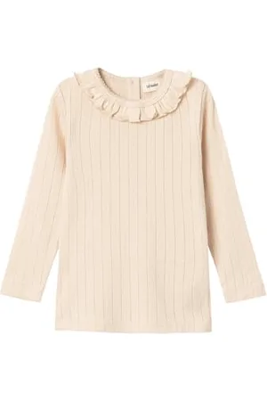 NAME IT Dziewczęca Nmfrachel NIS Ls Slim Top Lil Noos koszulka z długim rękawem, , 98