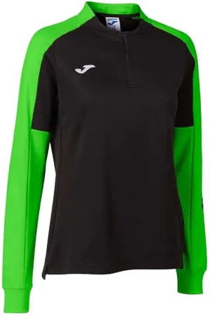 Joma Eco Championship bluza damska, czarna, neonowa zieleń