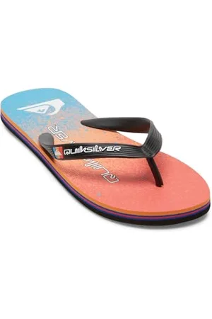 Quiksilver Męskie sandały Molokai Art II, niebieskie/pomarańczowe, 42 EU, , 42 EU