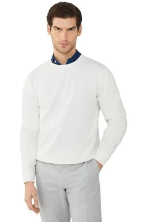 Hackett Męska bluza z dzianiny Double Knit Crew, , XXL