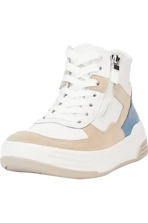 ARA Damskie buty sportowe Master Shell, białe, COOLBLUE, Sky, 39 EU szerokie, , 39 EU Weit