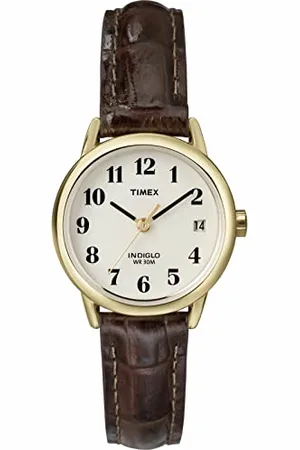 Timex Easy Reader damski 25 mm brązowy skórzany pasek zegarek T20071