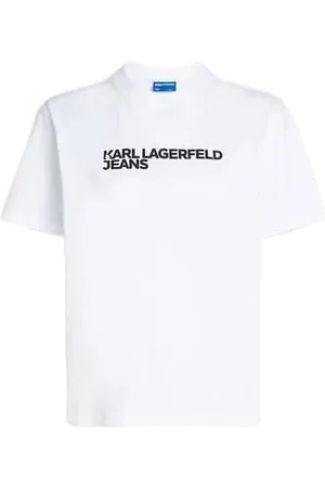 Karl Lagerfeld Krótka koszulka ESHORT SLEEVEENTIAL Tee z krótkim rękawem, , S