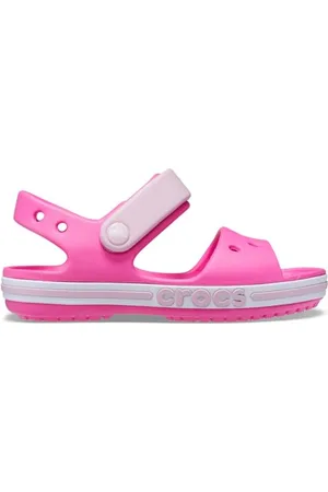 Crocs Uniseks - Dzieci Bayaband Sandal K Sandały, Różowy, 22/23 EU